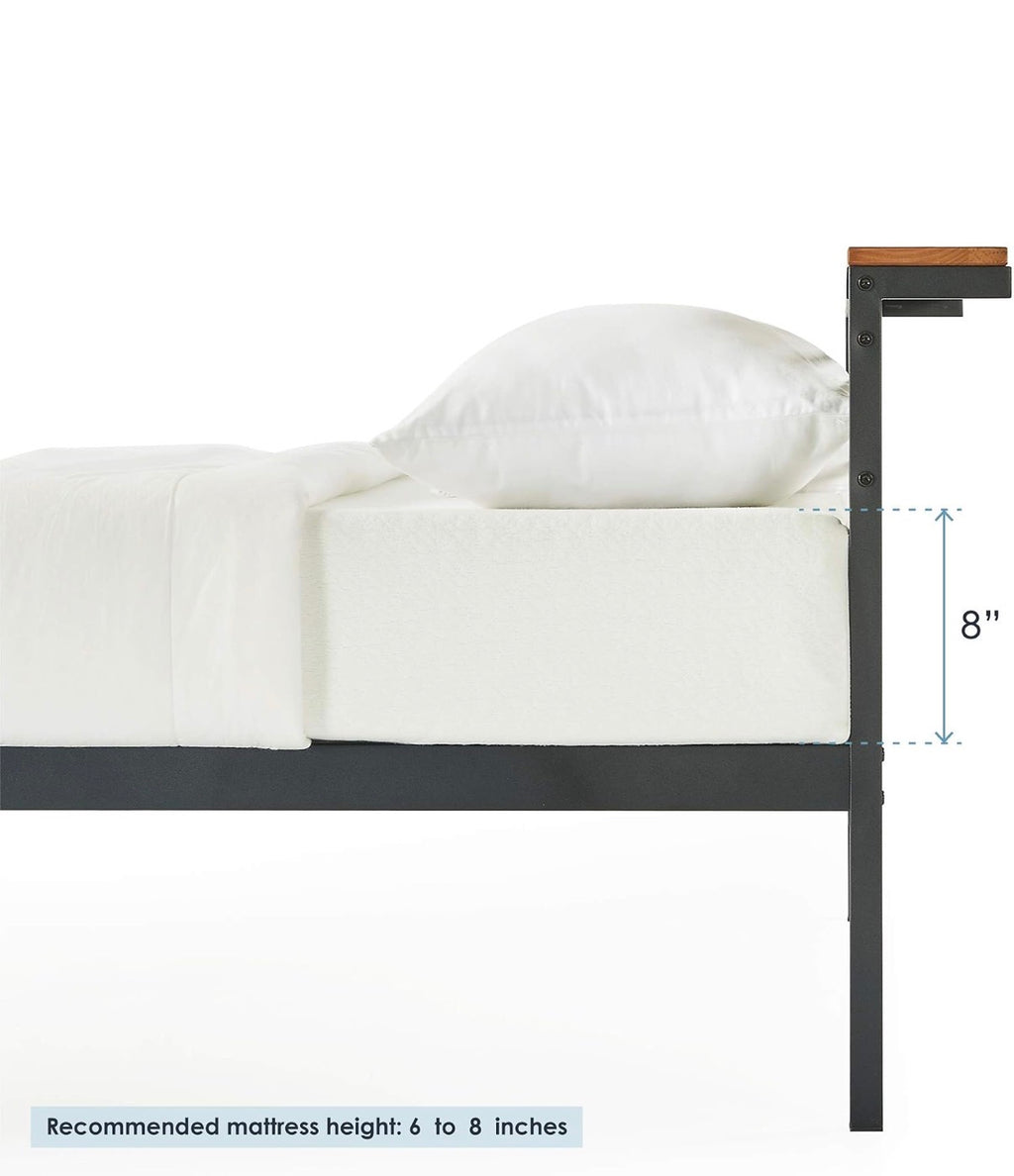 Mellow HYLLE Metal Platform Bed Queen