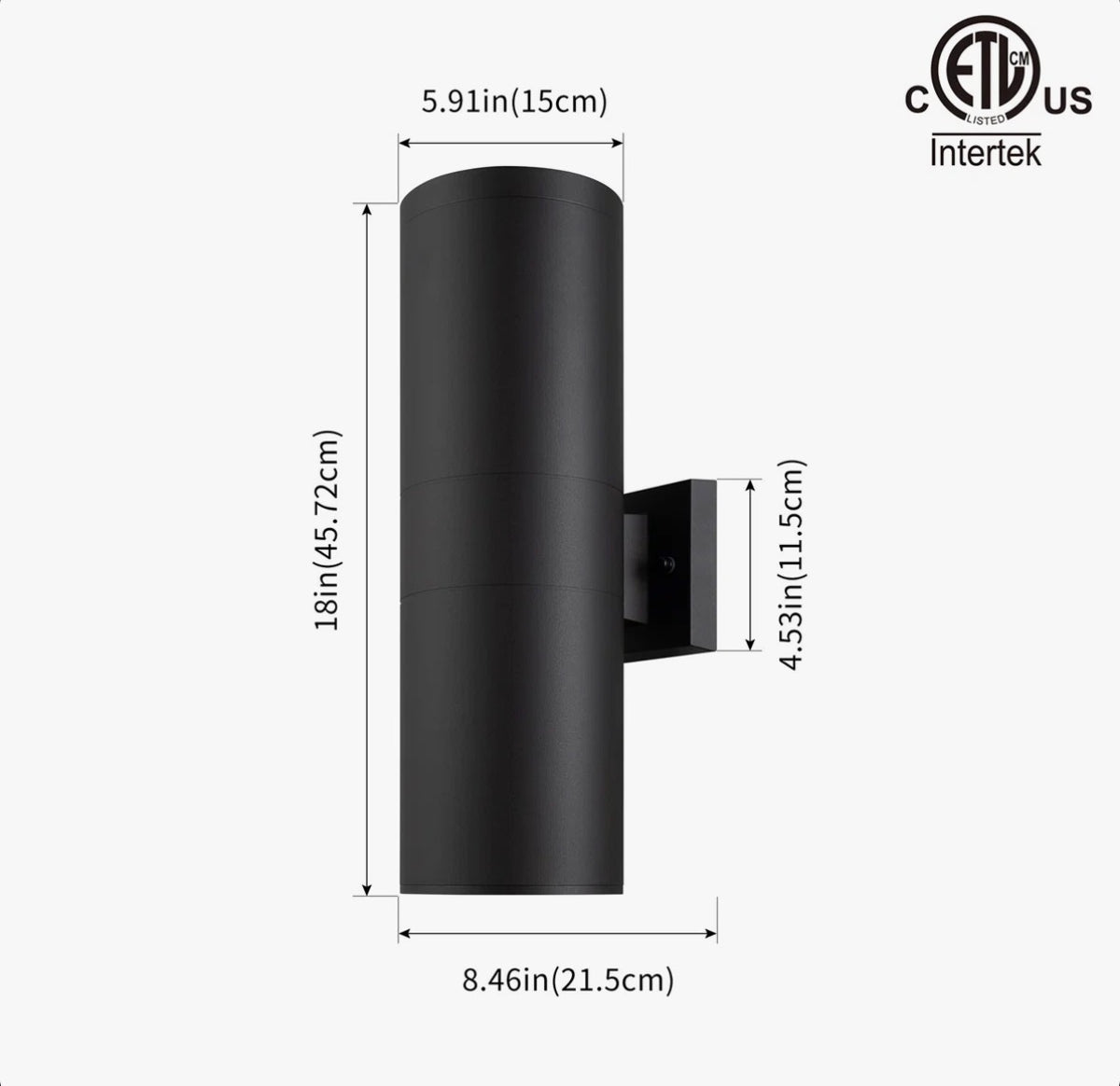 Raley 2- Bulb Outdoor Wall Lantern (Set of 2)