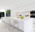 6 Ft, Matte White Ceiling Hard Wired Track Lighting Kit