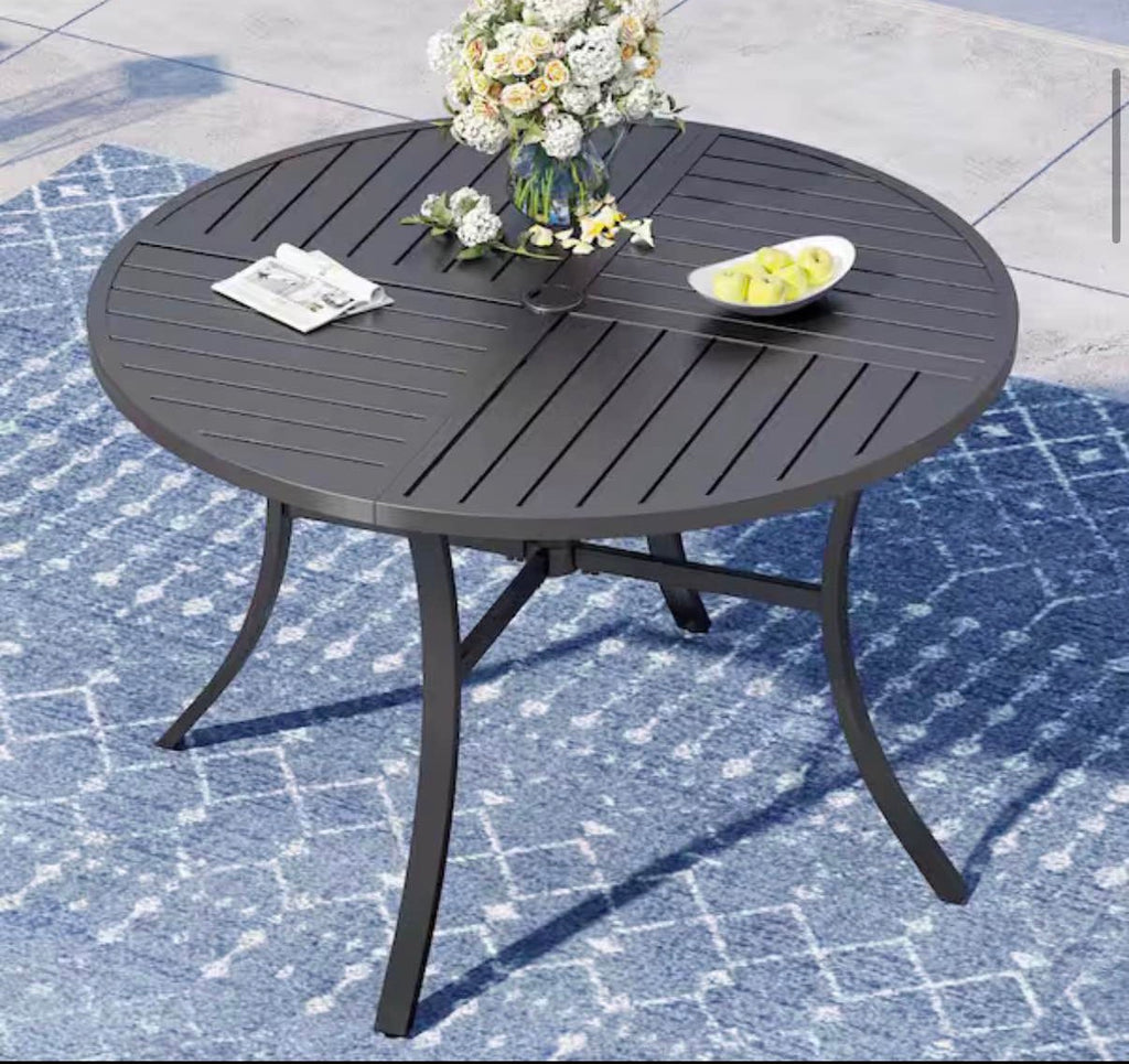 7-Piece Outdoor Patio Dining Set with Swivel Chairs