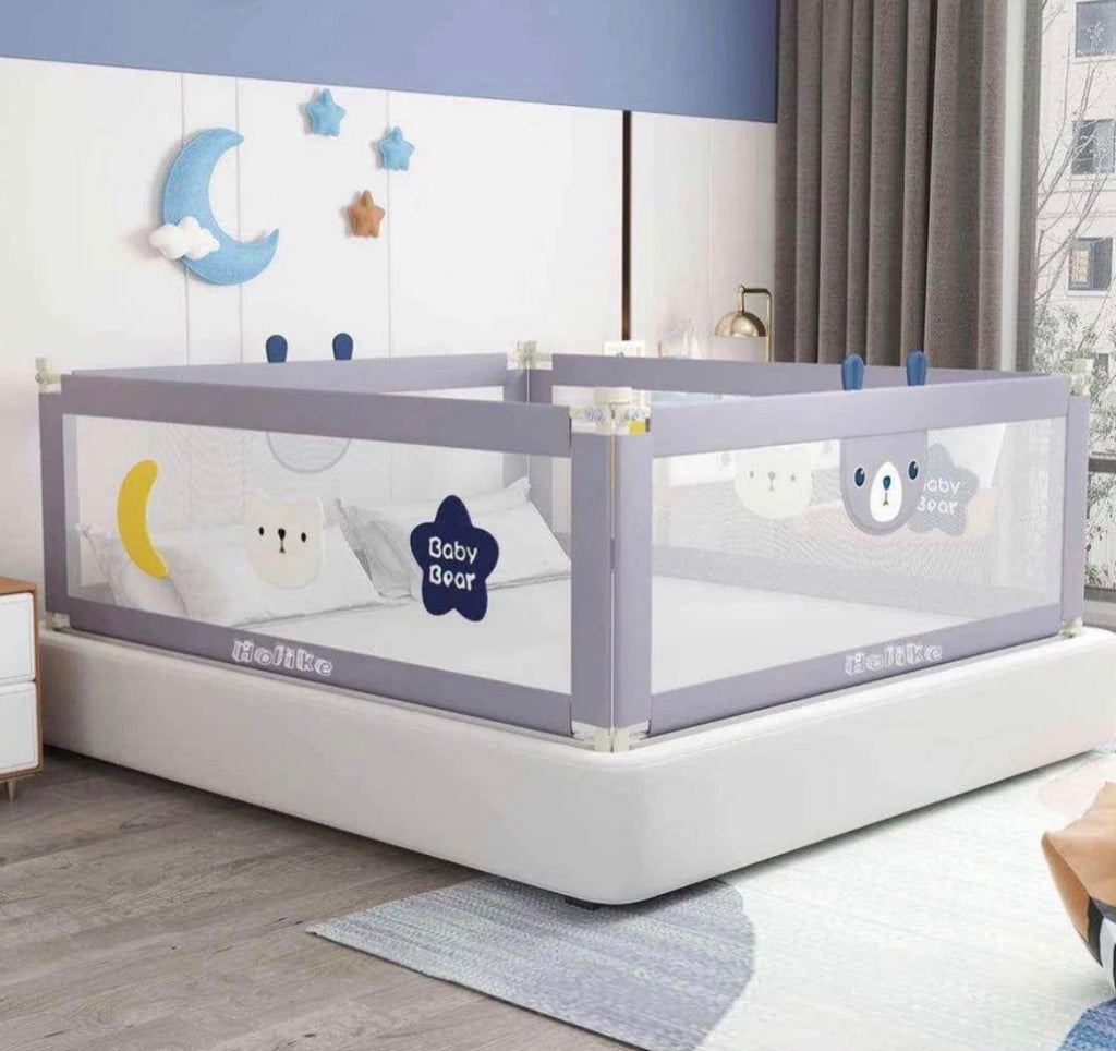 Extra Long Baby Bed Rail Guard (3 Sides)