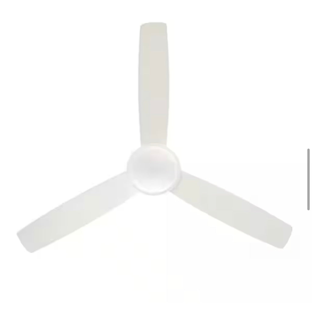 Caprice 52 in. Integrated LED Indoor Matte White Ceiling Fan