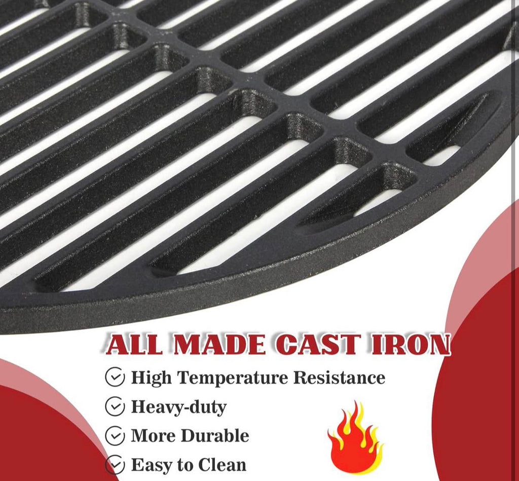 Cast Iron Cooking Grids Grates 15.5"-Fit Medium GRILL