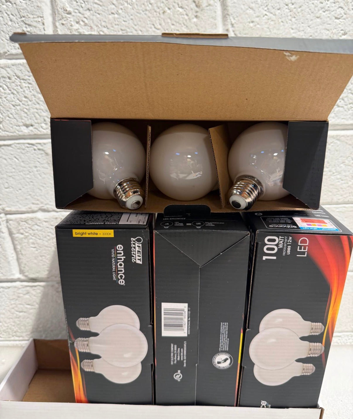 100-Watt G25 Bulb Bright White 3-Pack