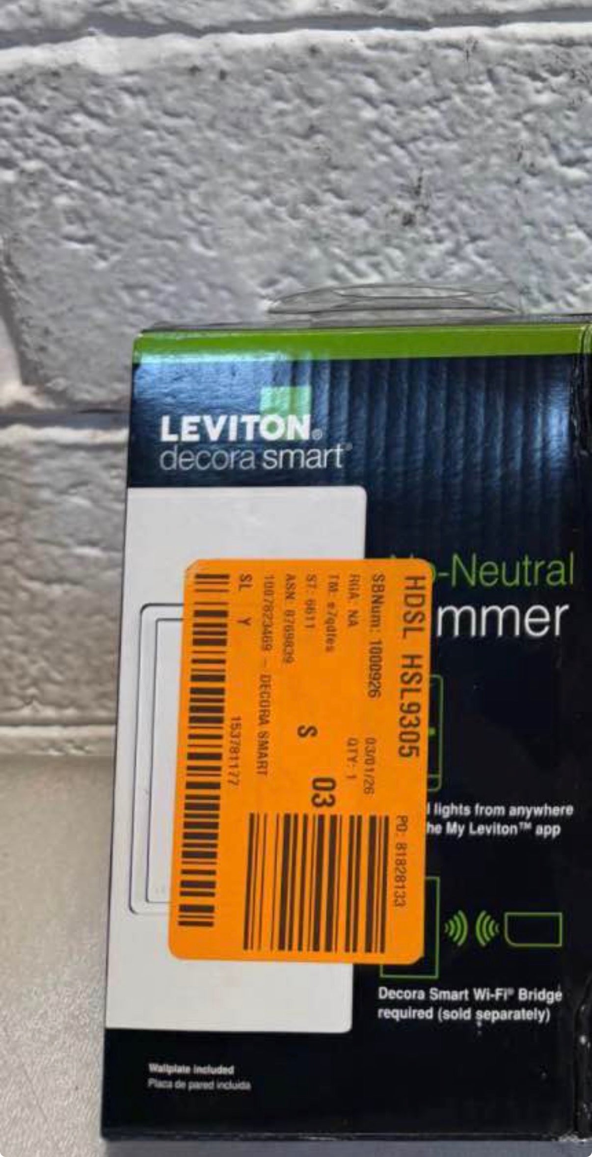 Decora Smart No-Neutral 600-Watt Dimmer