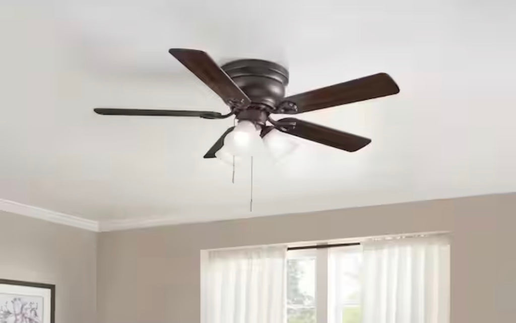 Clarkston II 44 in. LED Indoor Oil Rubbed Bronze Ceiling Fan