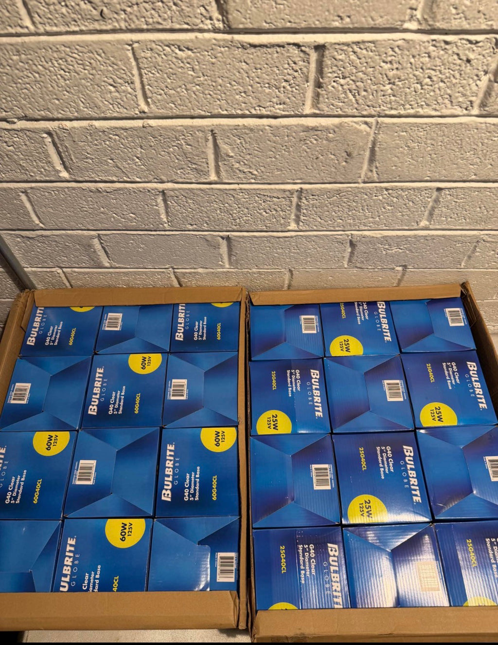 60-Watt Warm White Light G40 Bulb (12-Pack)