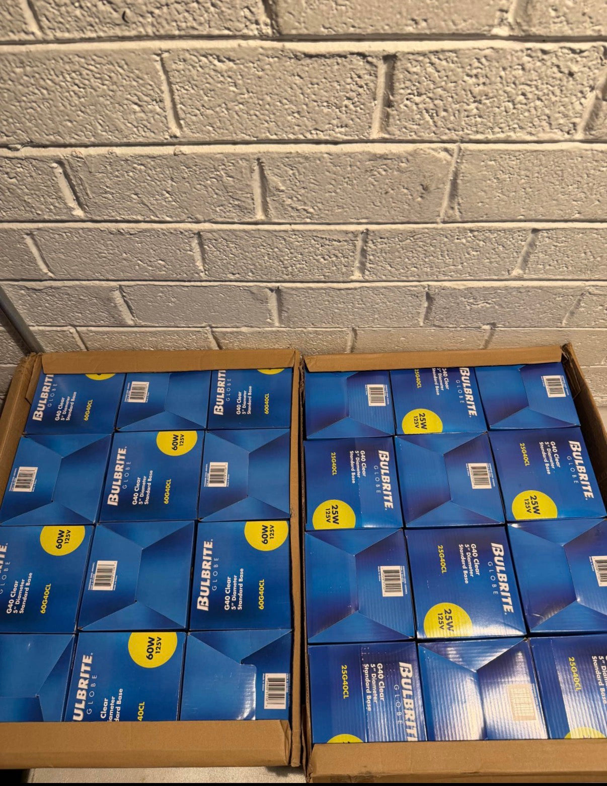 60-Watt Warm White Light G40 Bulb (12-Pack)
