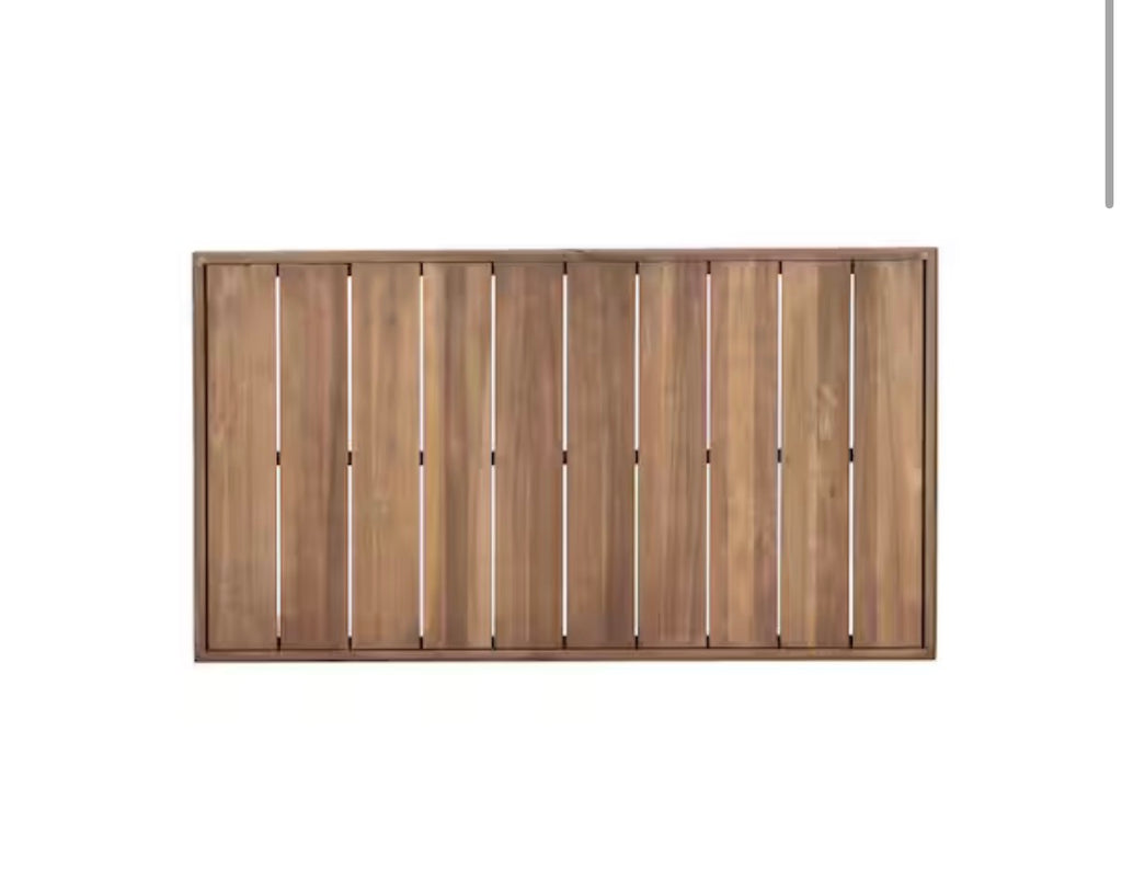 Kashton Brown Wash Outdoor Patio Coffee Table