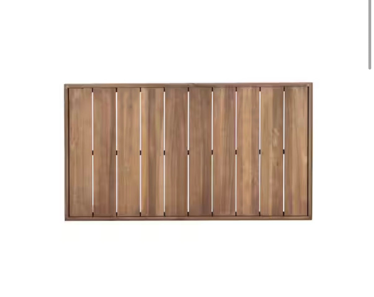 Kashton Brown Wash Outdoor Patio Coffee Table