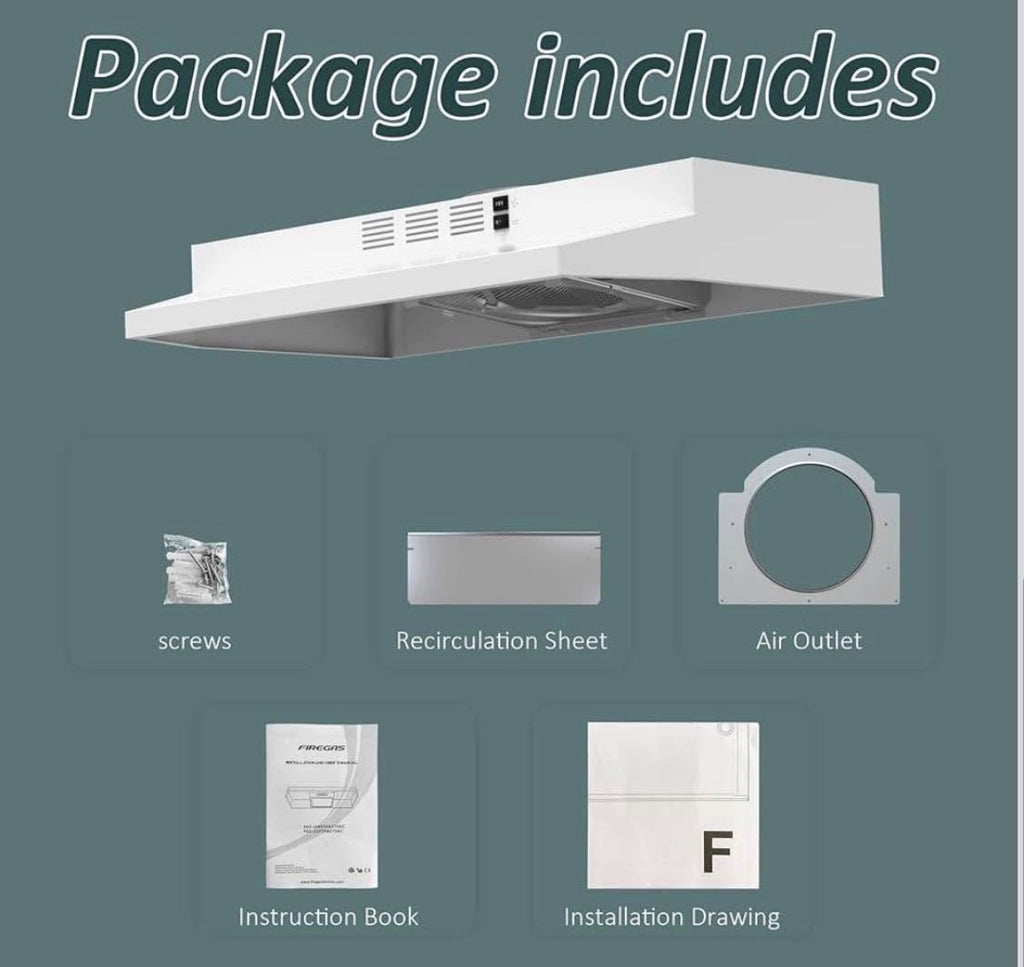 Range Hood 30 inch Under Cabinet