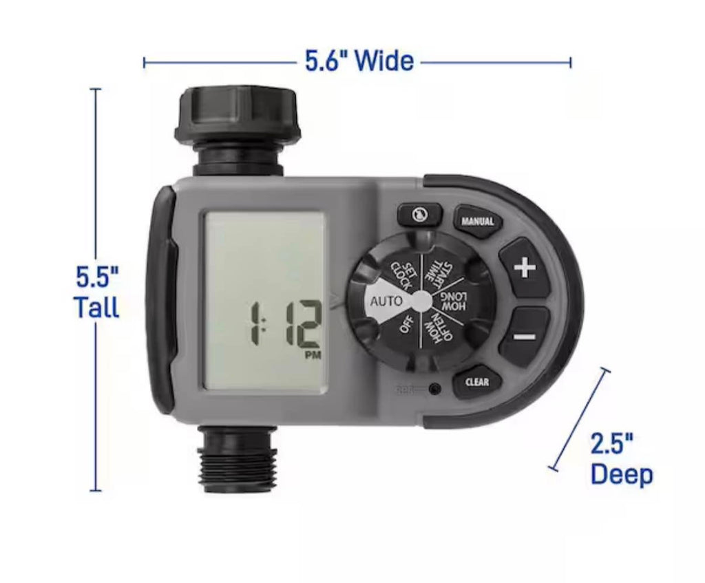 1-Outlet Programmable Hose Watering Timer Sprinkler Timer