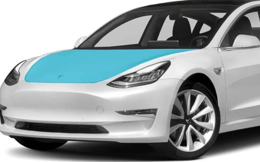 Tesla Model 3 (2017-23) Full Hood PPF Kit TPU Pre-Cut Paint Protection Film