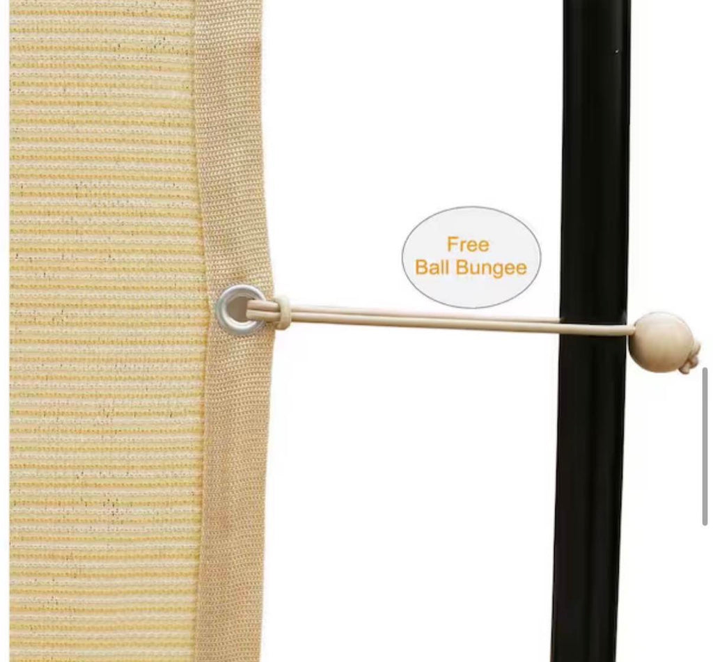 6 ft. x 10 ft. Sun Shade for Pergola Cover Canopy