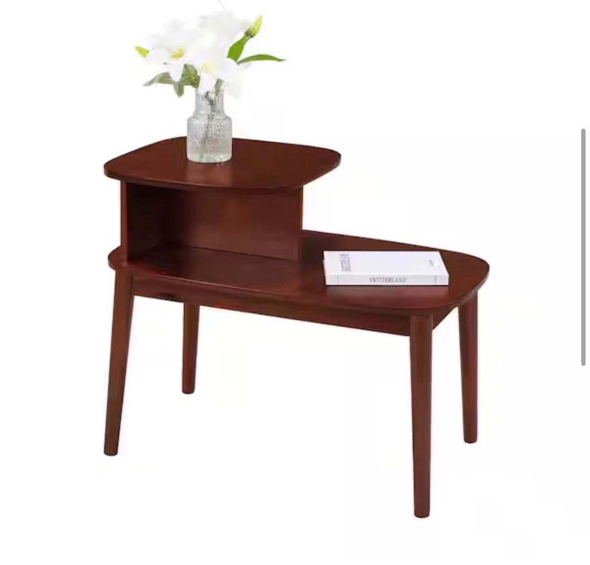 Maxwell Mid-Century 24 in. H Mahogany End Table