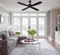 Kitteridge 52 in. Indoor/Outdoor Matte Black Ceiling Fan