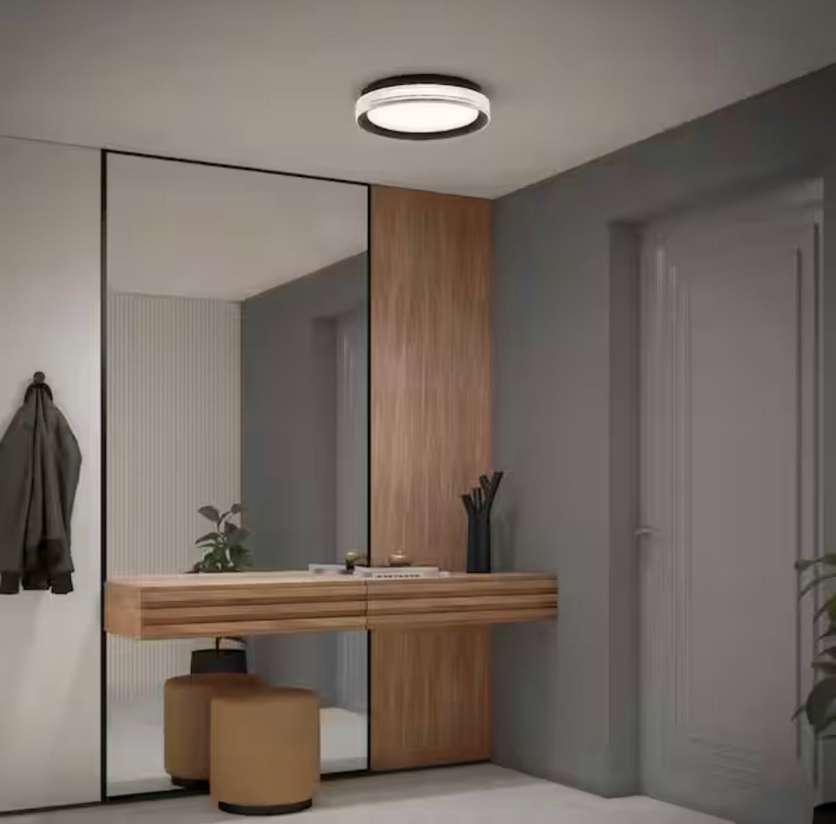 Aston 15 in. 1 Light  LED Flush Mount Ceiling Light