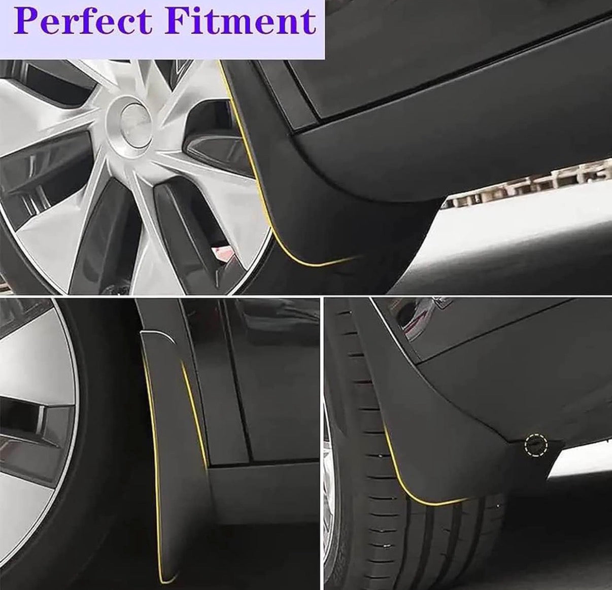 2019-2024 BMW X7 Mud Splash Guards  4Pc Set