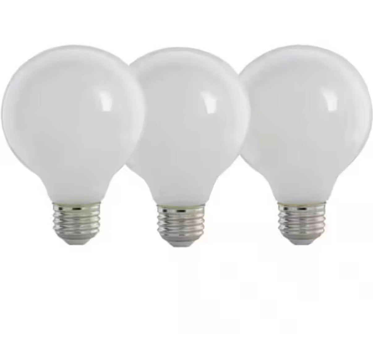 100-Watt G25 Bulb Bright White 3-Pack