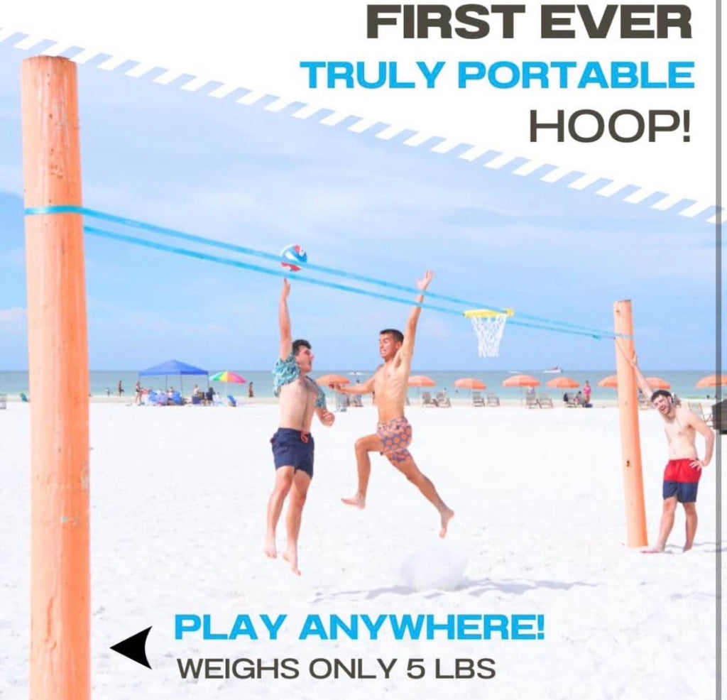 Portable Basketball Hoop with Adjustable Height