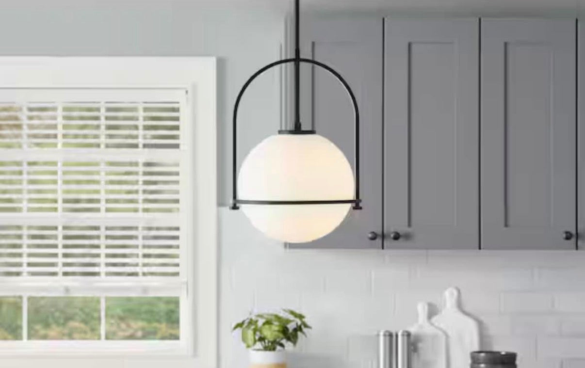 Owens 1-Light Matte Black Pendant Light Fixture