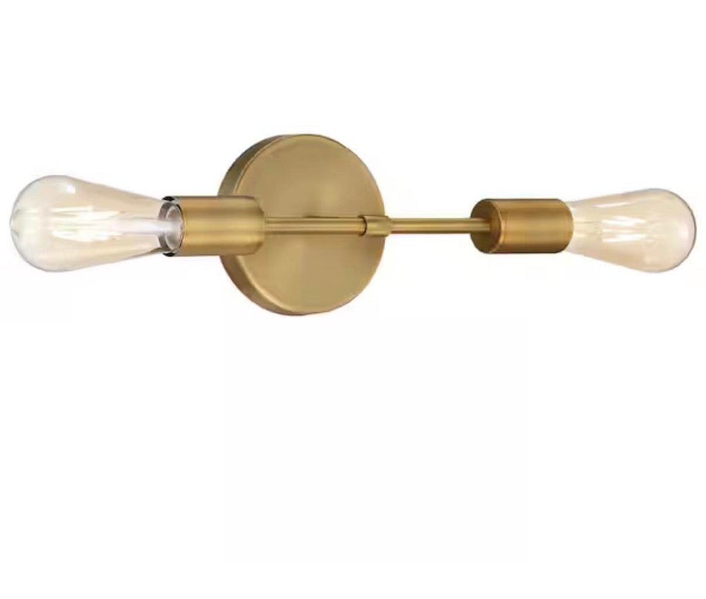 Iconic 5 in. Antique Brushed Brass Sconce