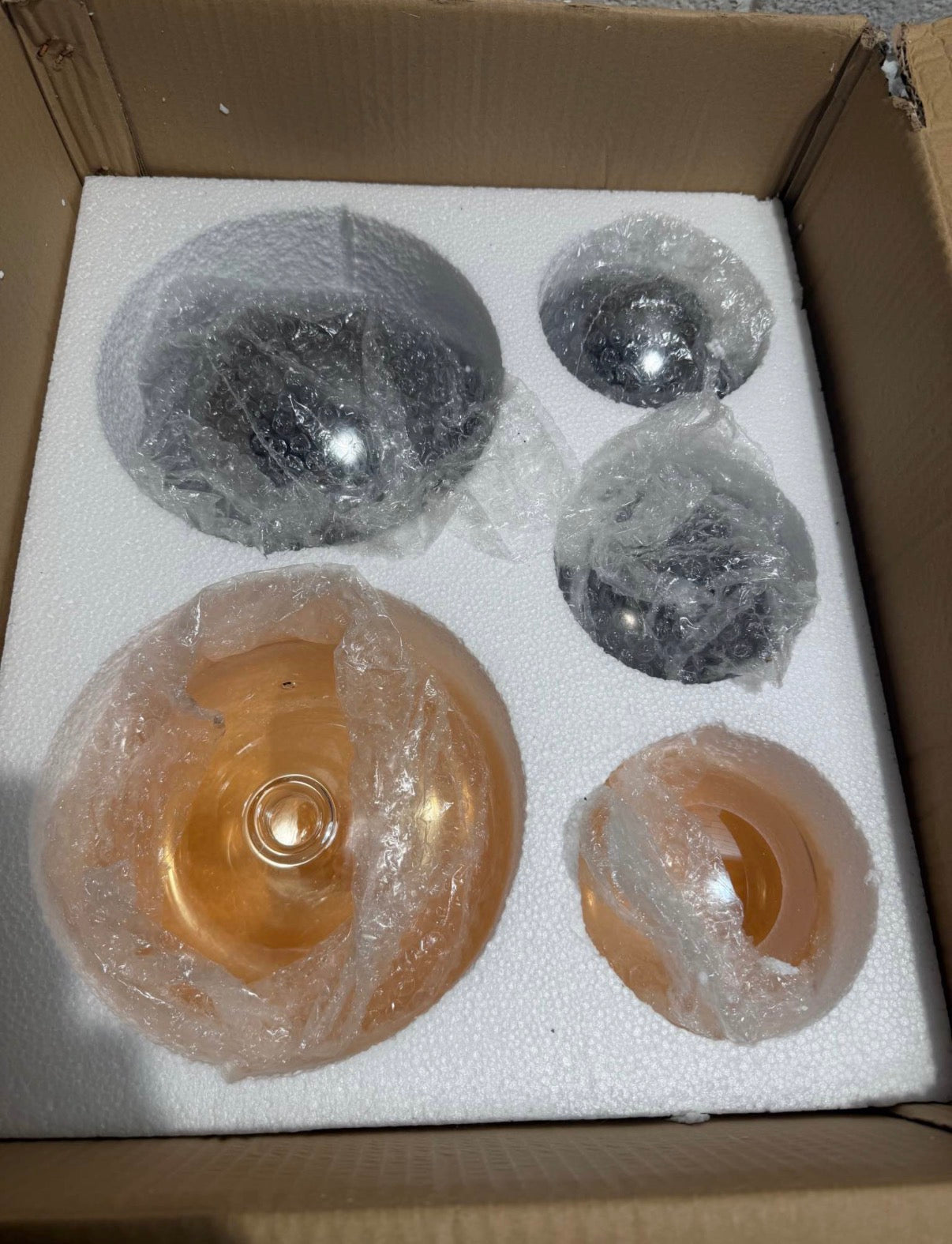Modern 5-Light Semi Flush Mount Ceiling Light