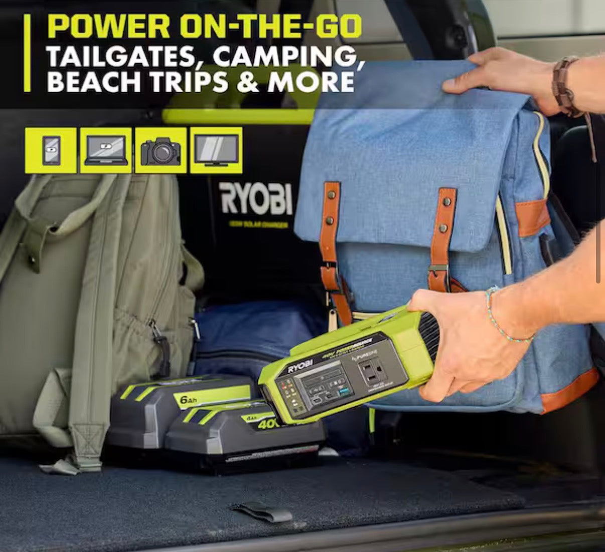 40V 300-Watt Portable Battery Inverter Power Source (Tool Only)
