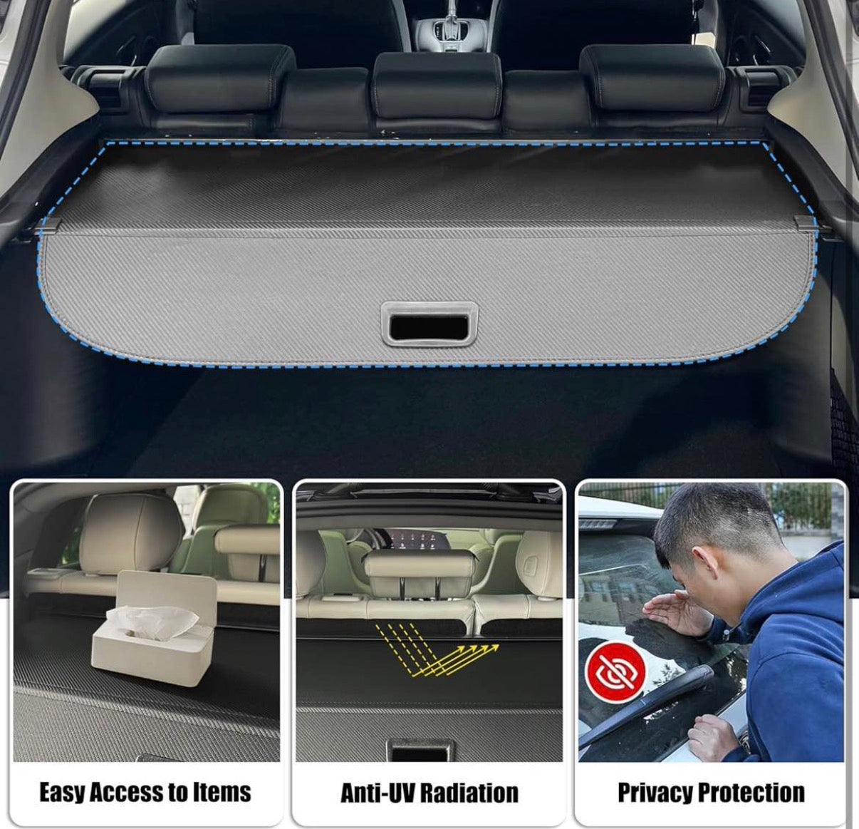 Cargo Cover for 2025 2024 Lincoln Nautilus