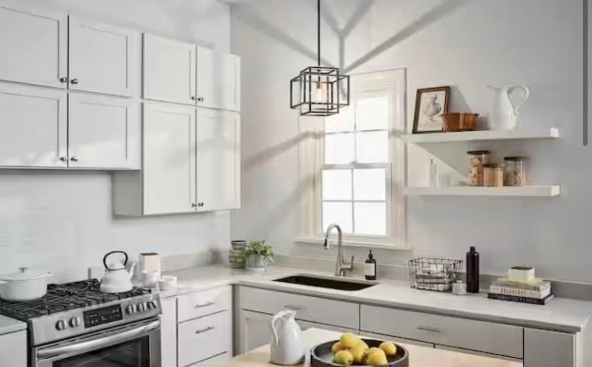 Mid-Century Modern Cage Kitchen Pendant