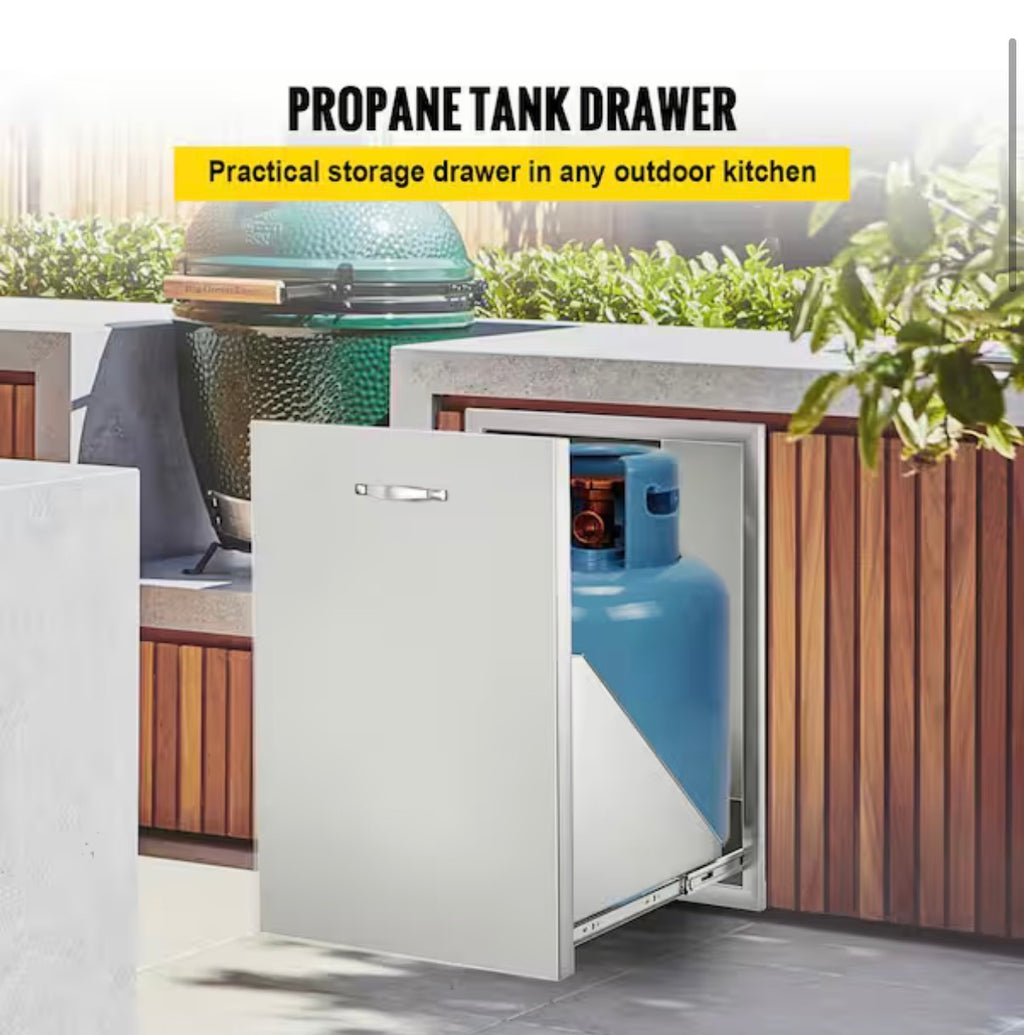 Outdoor Kitchen Propane Tank Drawer