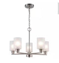 5-Light Brushed Nickel Chandelier