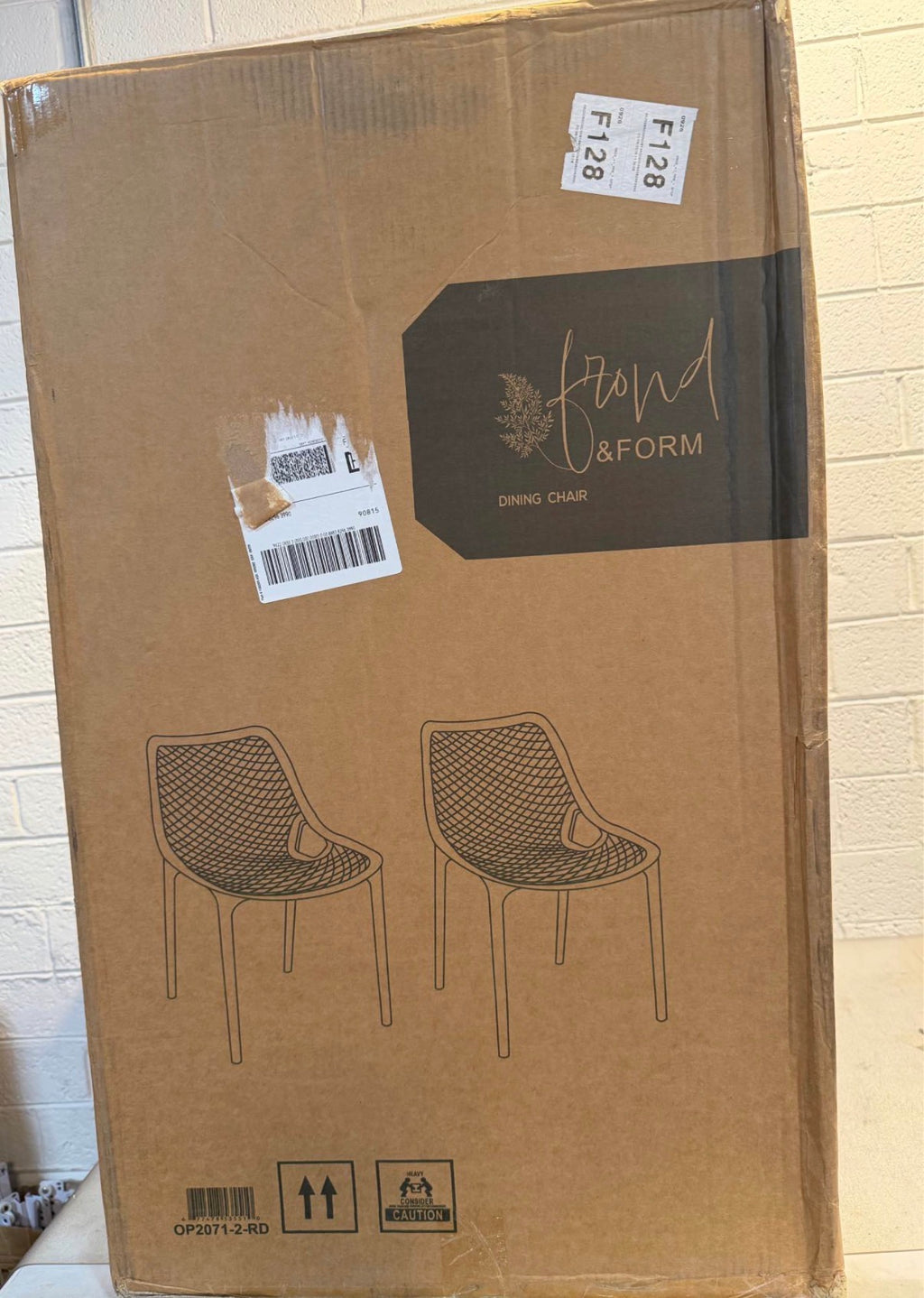 Outdoor Curved Dining Side Chair (Set of 2)