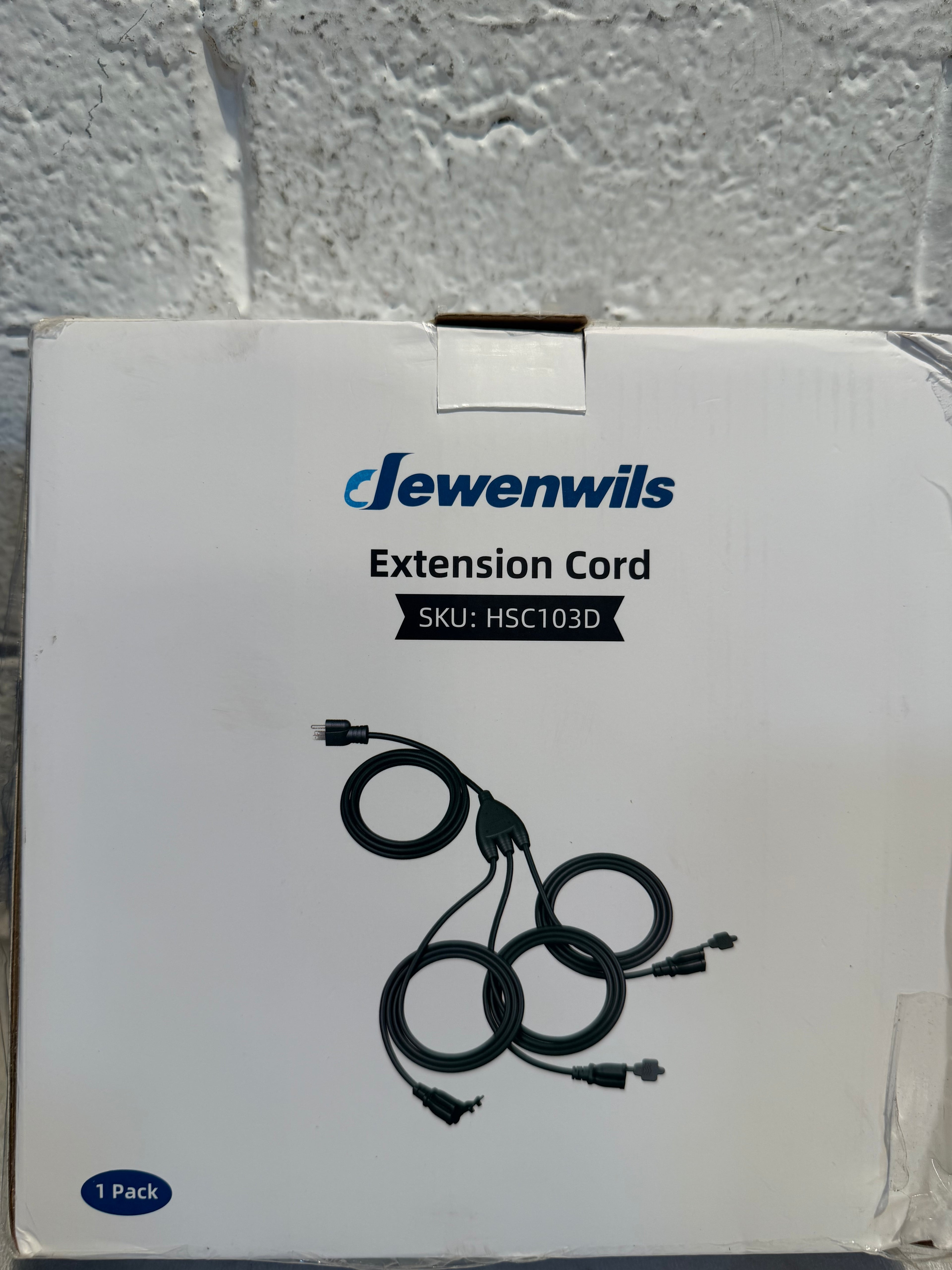 40 ft. Outdoor Extension Cord with 3 Outlets
