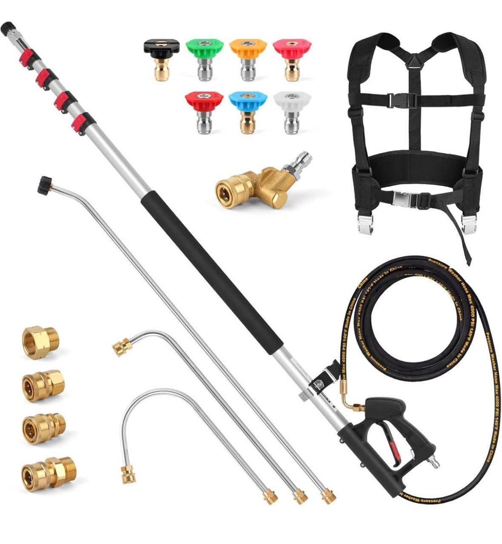 24 FT Telescoping Pressure Washer Wand