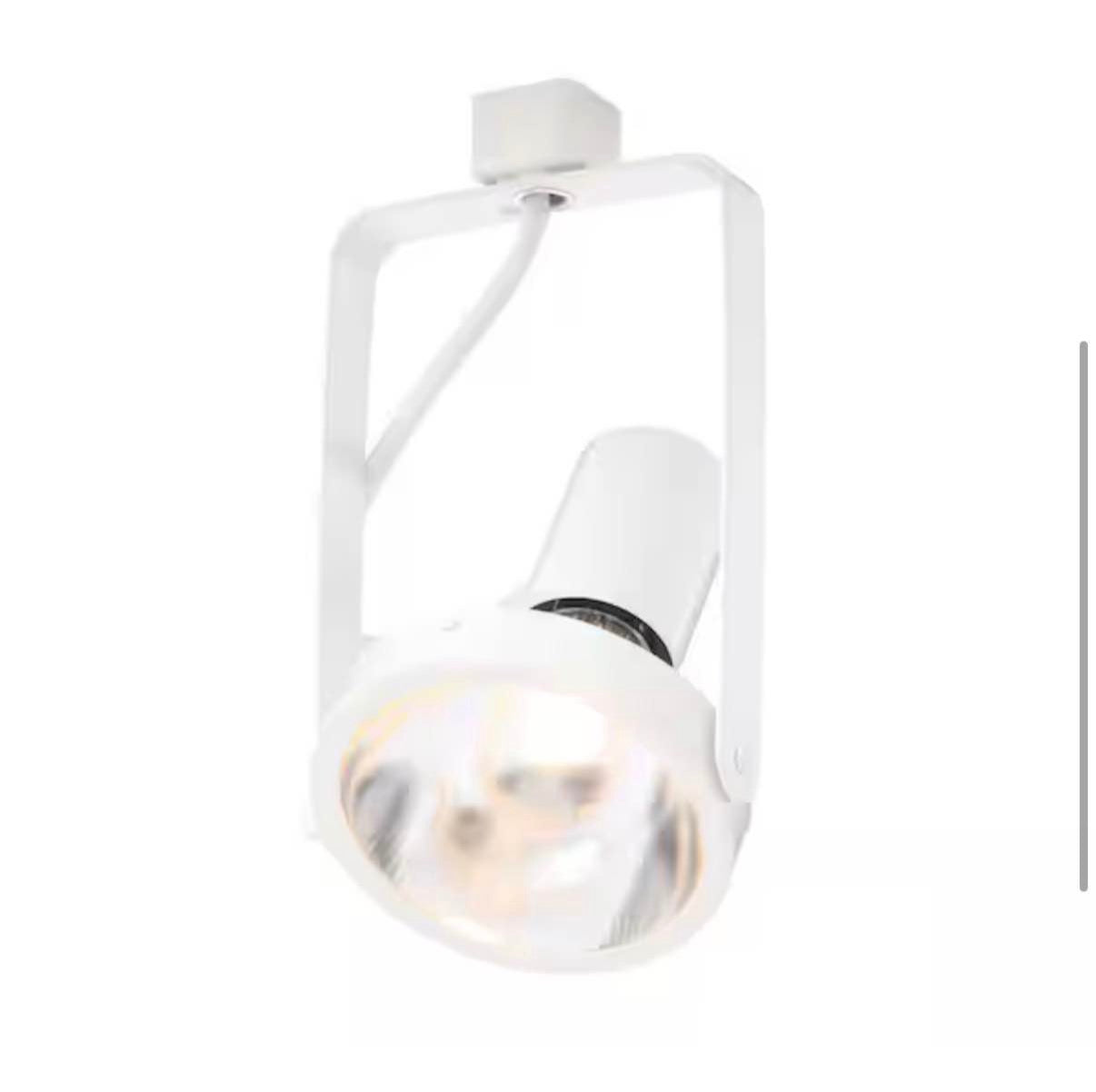 Trac-Lites White Open-Back Gimbal Light