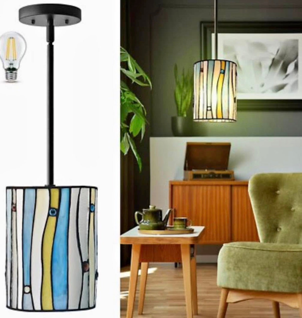 Tiffany Pendant Light Fixture