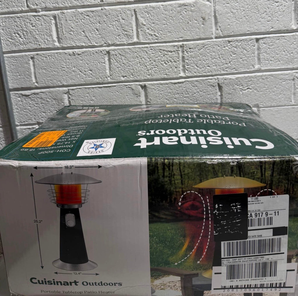 11,000 BTU Portable Tabletop Propane Patio Heater