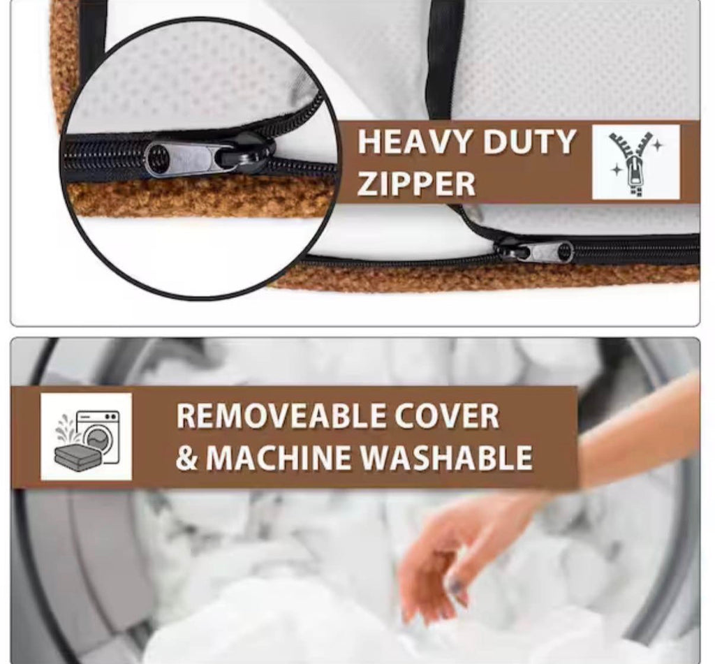 74 x 54 in. Rectangle Convertible Removeable Covers Memory Sofa