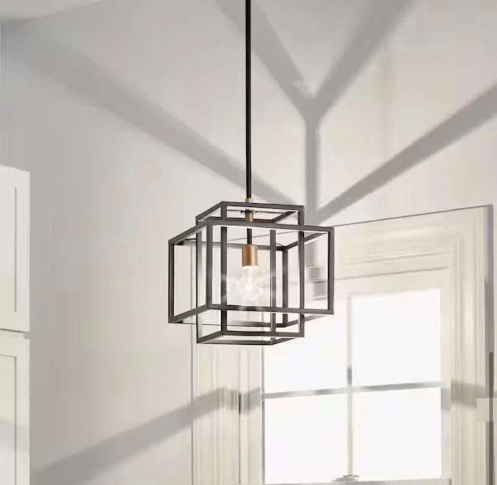 Mid-Century Modern Cage Kitchen Pendant
