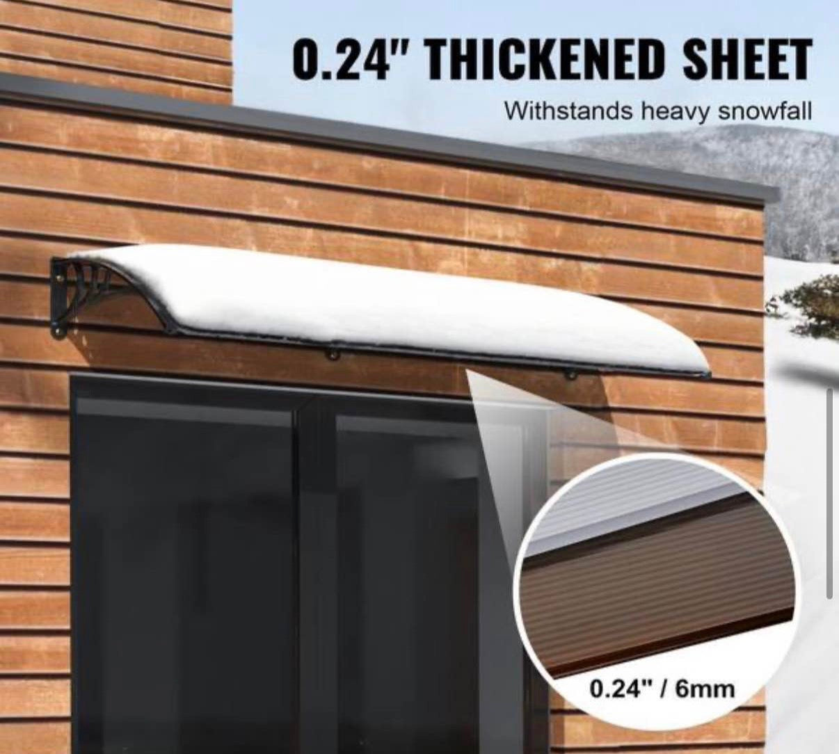 Window Door Awning Canopy 40 in ( used)