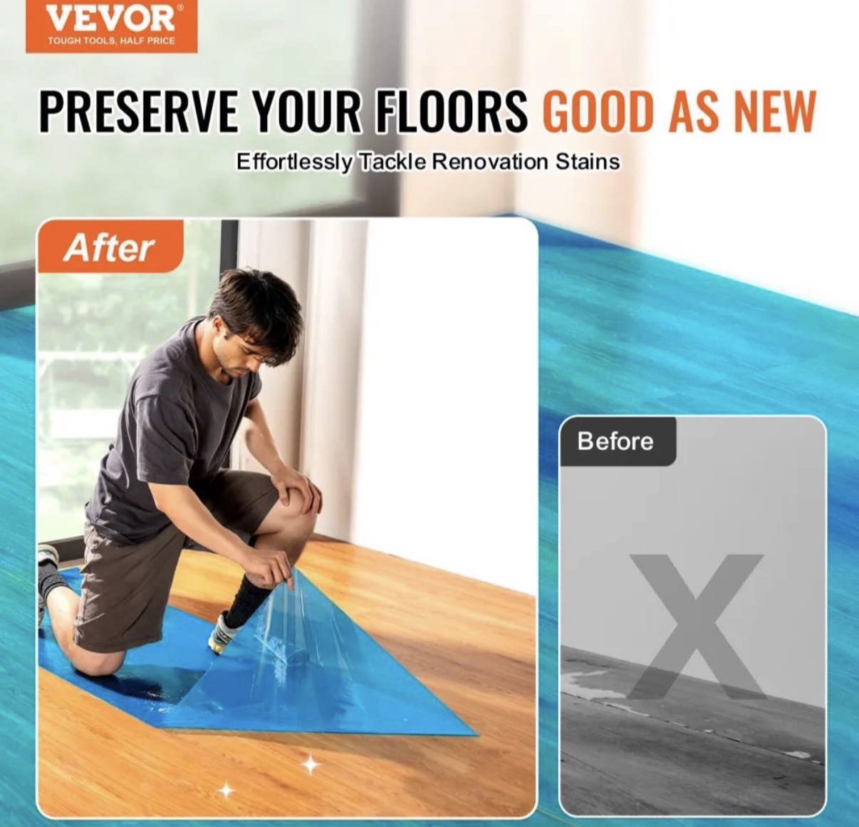 Carpet Protection Film, 24" x 200'