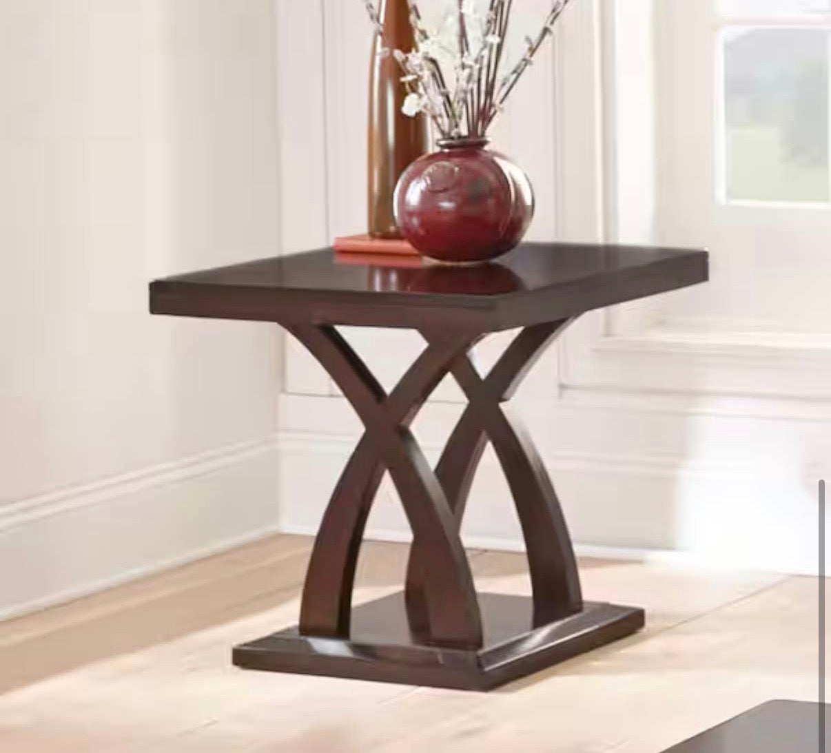 Jocelyn Espresso Cherry Classic End Table