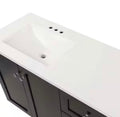 43 in. Single Sink Dusk Freestanding Bath Vanity with White Cultured Marble Top