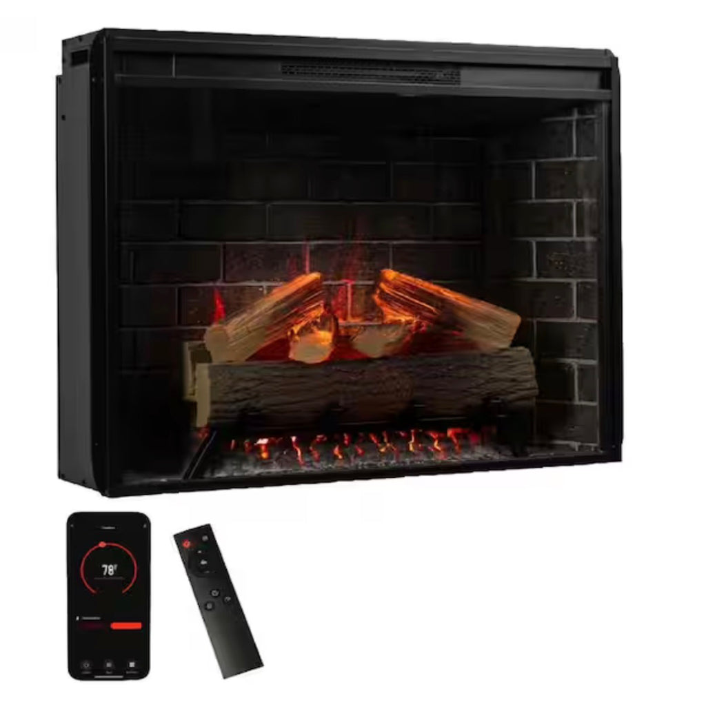 Uptown 33 in. Smart Electric Fireplace Wi-Fi and Remote Controlled