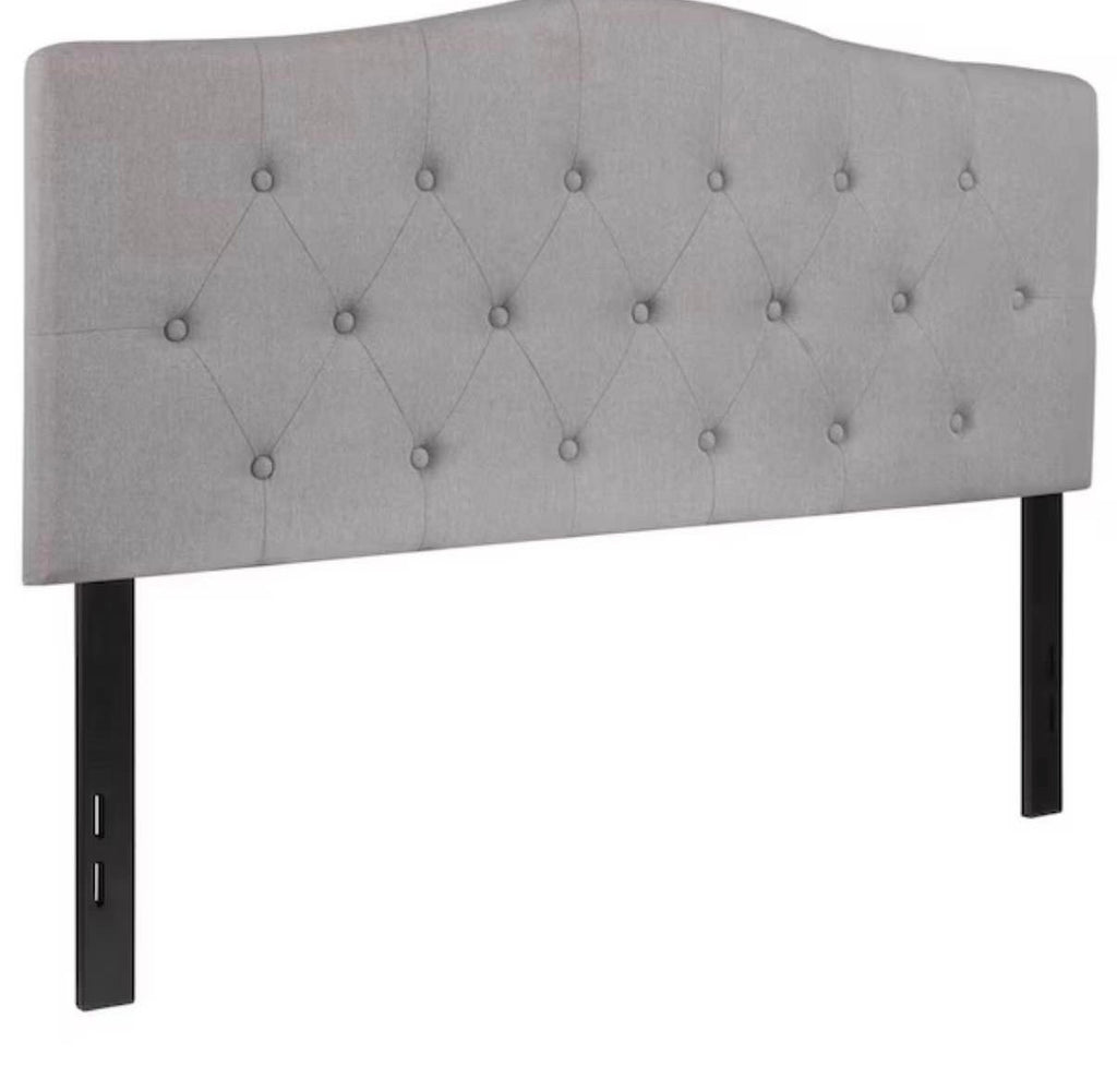 Light Gray Full Size Headboard