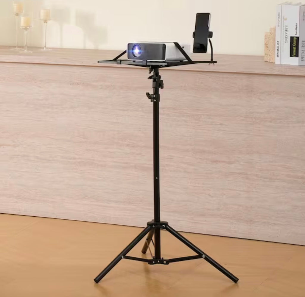 Portable Projector Tripod Stand with Tray