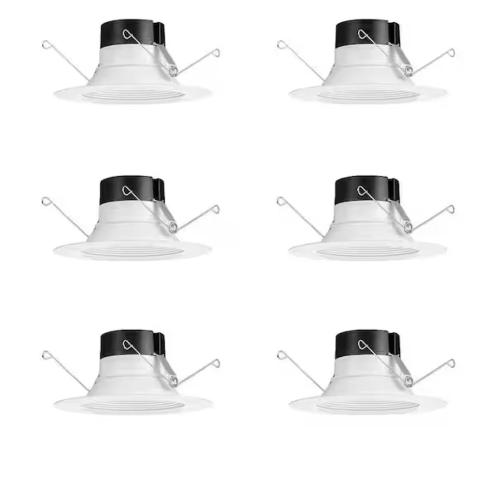 6-Pack LED Recessed Ceiling Lights