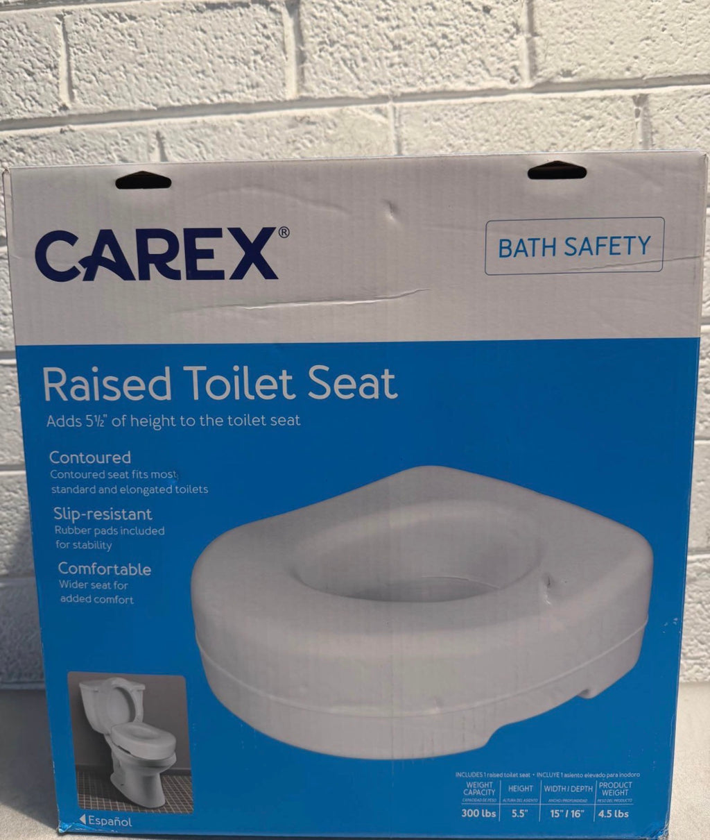 Raised Toilet Seat, 5 1/2