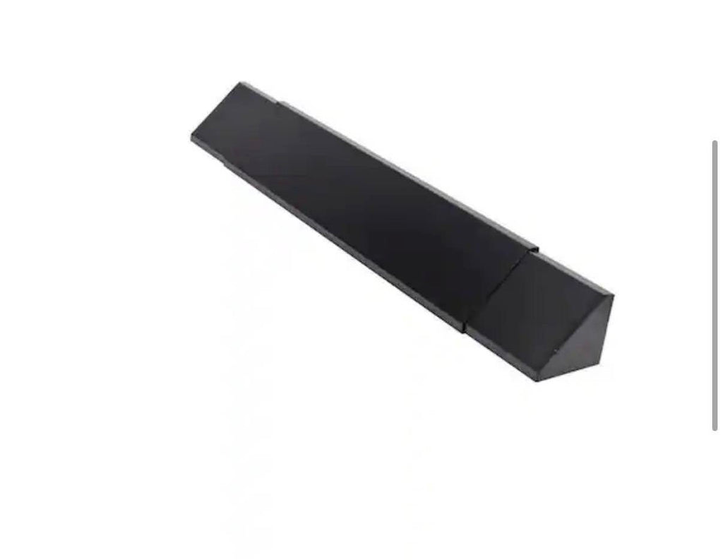 Black Adjustable Fireplace Vent Hood